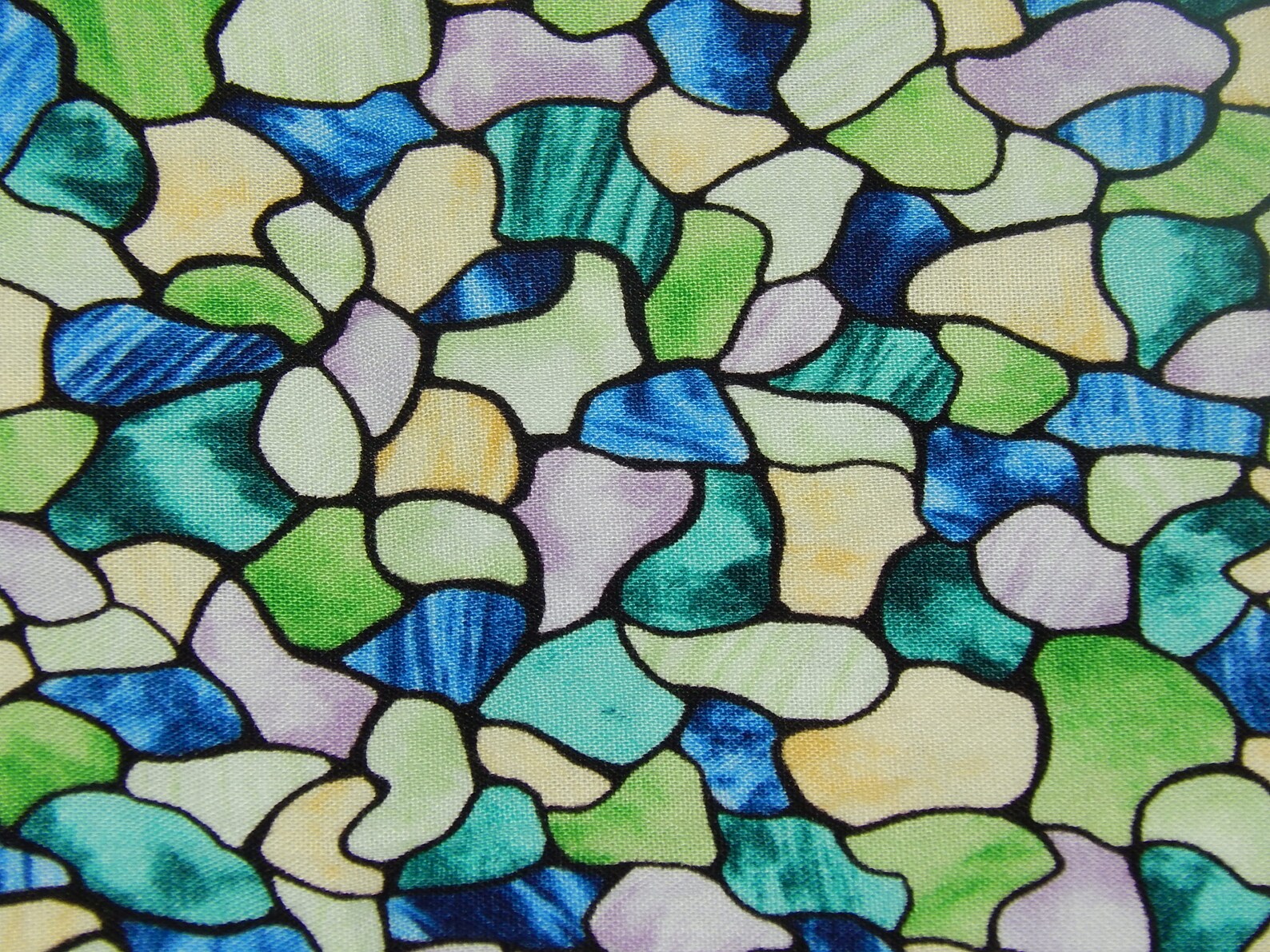 Floral Stained Glass Print Fabric Scrub Caps Etsy