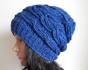 Hand Knit Hat - Etsy