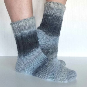 Wool Socks. Hand Knitted. Men Wool Socks. Women Wool Socks.