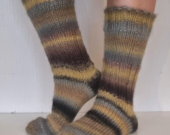 Wool Socks. Hand Knitted Socks. Men Wool Socks. Women Wool Socks.