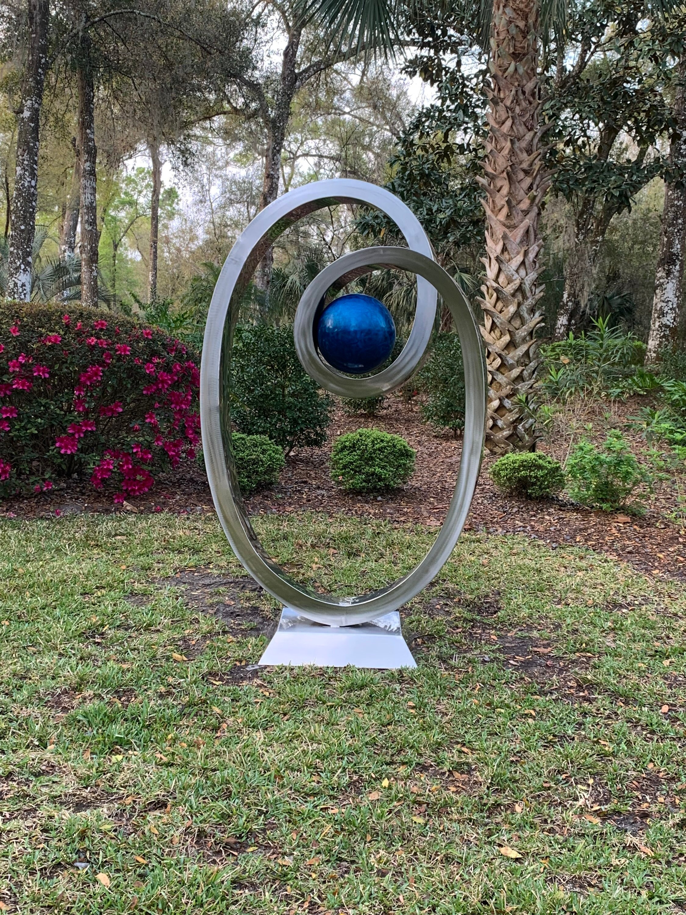 Infinite outdoor Sculpture Lawn Art Metal Sculpture Etsy