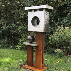 Mother and Child (Handmade Steel Sculpture, Corten Steel Art, Large Outdoor Statue, Modern Metal Design)