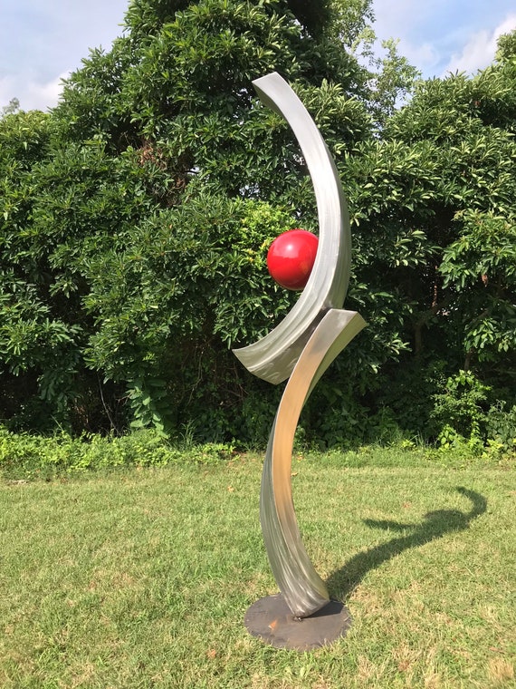 Uplift customizable Stainless Steel Sphere Sculpture With Powder