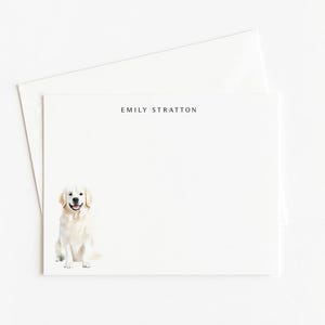 Great Pyrenees Stationery, Personalized Dog Gift, Birthday Gift, Monogrammed Cards