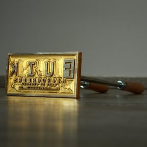 Custom Logo Branding Iron Extra large- made of brass - FedEx worldwide 1-5 days