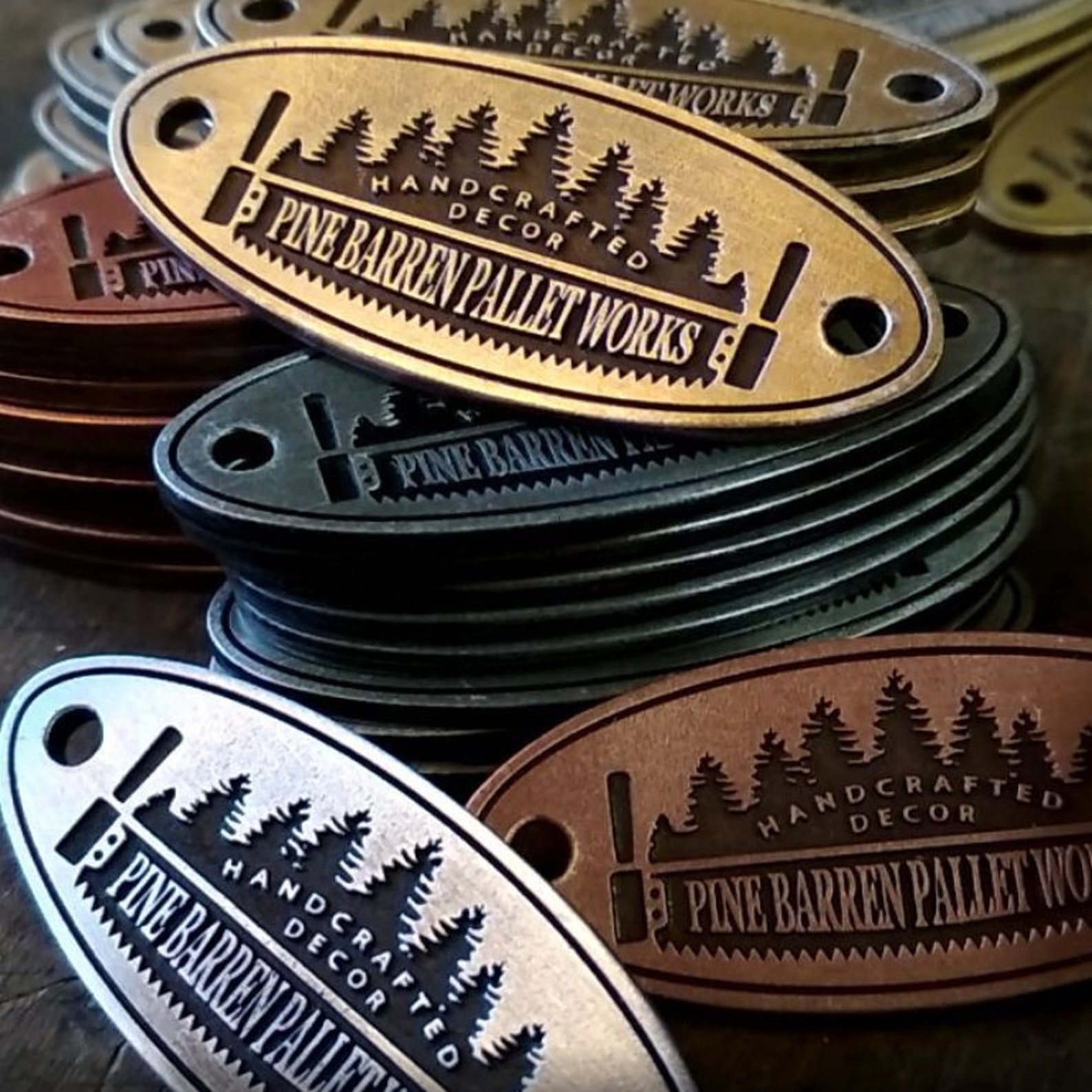 Zinc Metal Labels With Relief for Marking Your Products Etsy