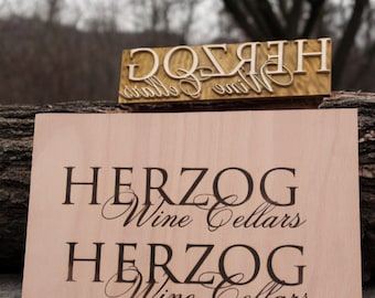 Stamp thickness: 16mm - Custom Logo Branding Iron- made of brass - FedEx worldwide 1-5 days (optional)