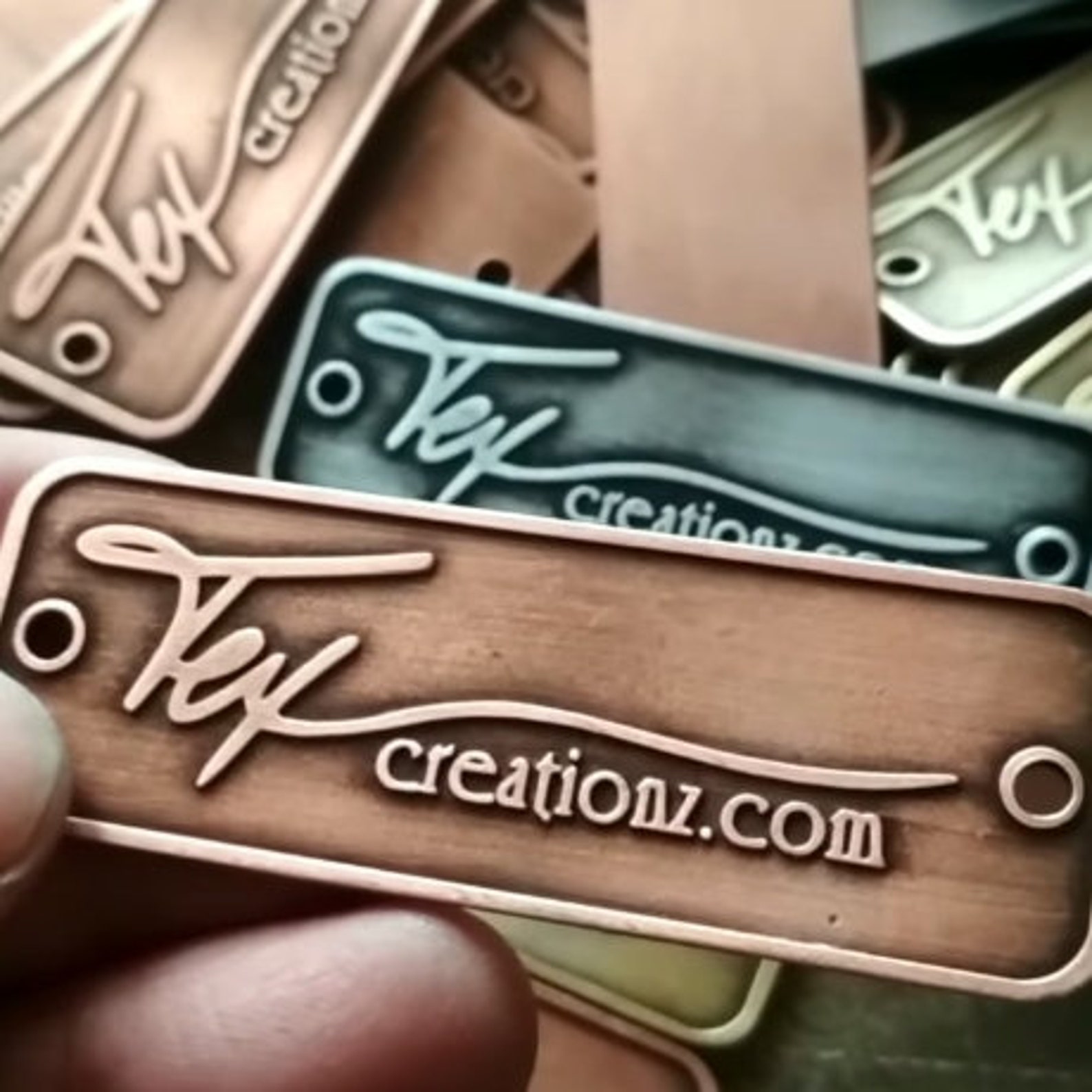 Zinc Metal Labels With Relief for Marking Your Products Etsy