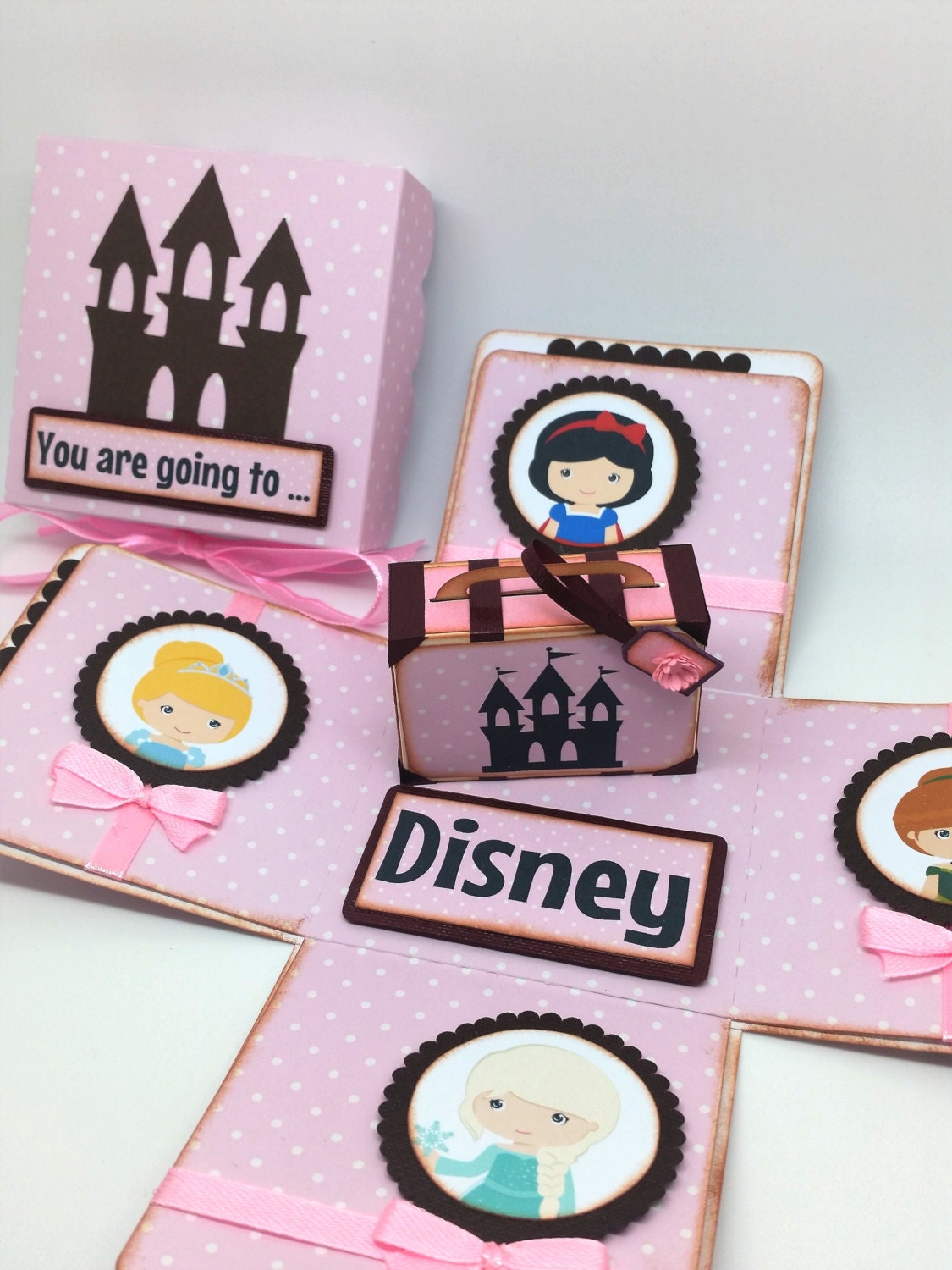 You are going to Disney  - Surprise trip - Travel Theme - Suitcase ex…