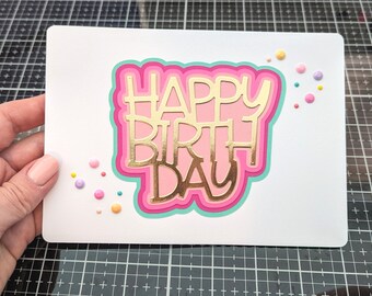 Candles - Birthday Candles Card (5” x 7”) - Candle for every year