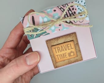 Surprise trip -  Summer holiday... -Travel Theme - Suitcase exploding box card - surprise trip card.ie  - Exploding Box Card