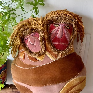 Reserved for Dietmar Cuddling Snow Monkeys Macaque Cushion /pillow is Handmade in Brighton Using the Finest Vintage Fabrics, Eco Filling . - Etsy Reserved for Dietmar Cuddling Snow Monkeys Macaque Cushion /pillow is Handmade in Brighton Using the Finest Vintage Fabrics, Eco Filling . - Etsy
