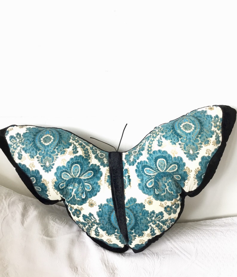 Blue Morpho Butterfly Shaped Cushion Pillow Insect Pillow Etsy