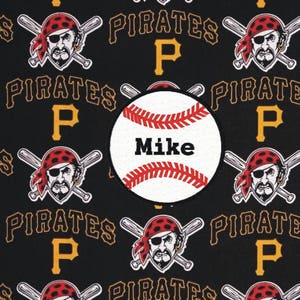 Pittsburgh Pirates Baseball Personalized Pillow