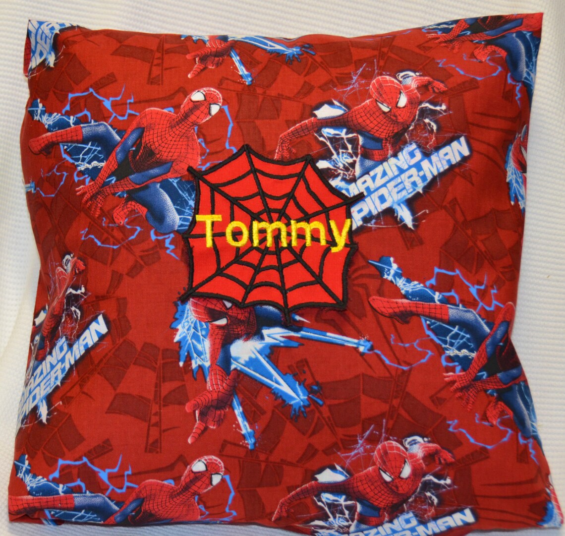 Spiderman Personalized Pillow Etsy