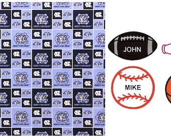 University of North Carolina Tar Heels Personalisiertes Kissen
