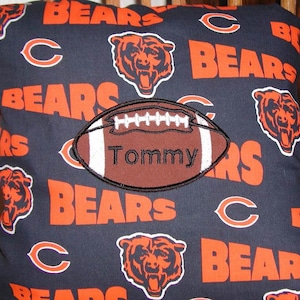 Chicago Bears Football Personalized Pillow