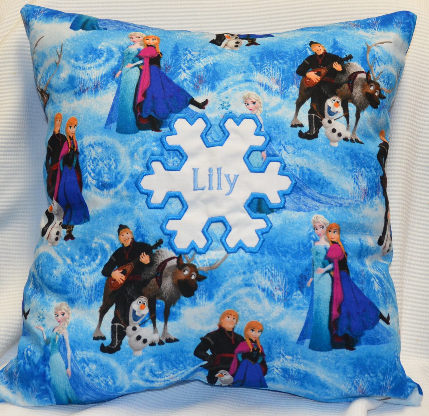 Frozen Personalized Pillow Etsy