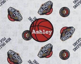 New Orleans Pelicans Basketball Personalized Pillow
