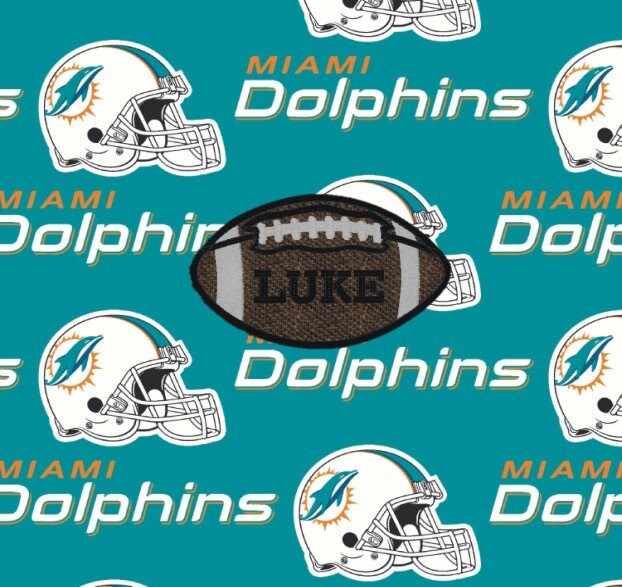 Miami Dolphins Football Personalized Pillow - Etsy Miami Dolphins Football Personalized Pillow - Etsy