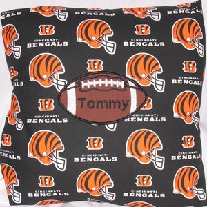 Cincinnati Bengals Football Personalized Pillow