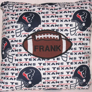 Houston Texans Football Personalized Pillow