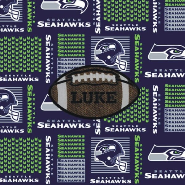 Seattle Seahawks Football Personalized Pillow