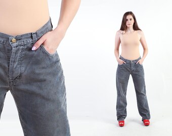 deadstock vintage pastel pink lee corduroy skinny trousers