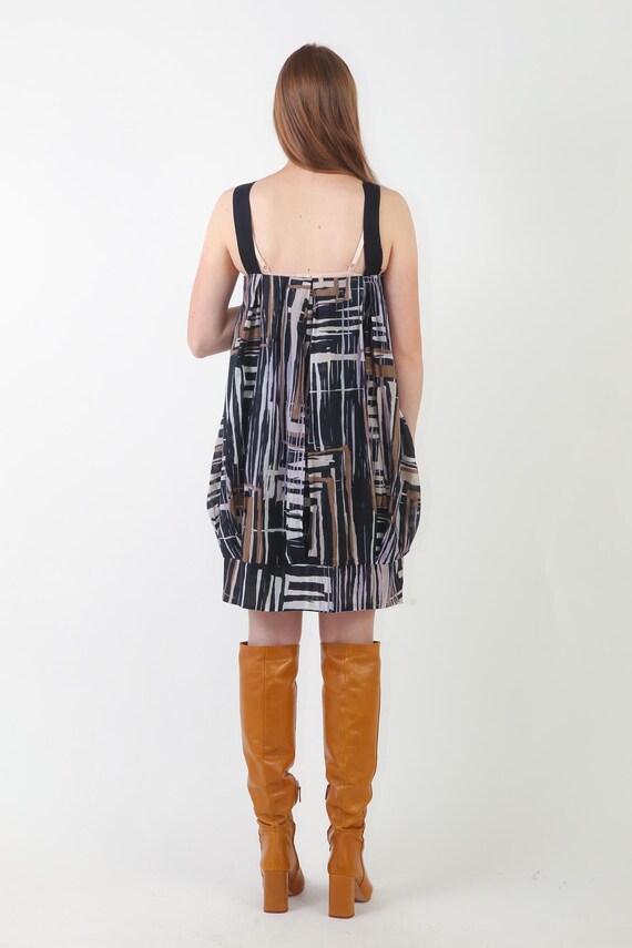 1980s Multi-Length Genny Puffed Bubble Skirt Dress