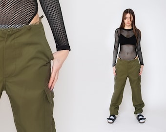 Y2k Mcneal Cargo Pants Light Beige Grunge Trousers Size W34 L34 - Etsy