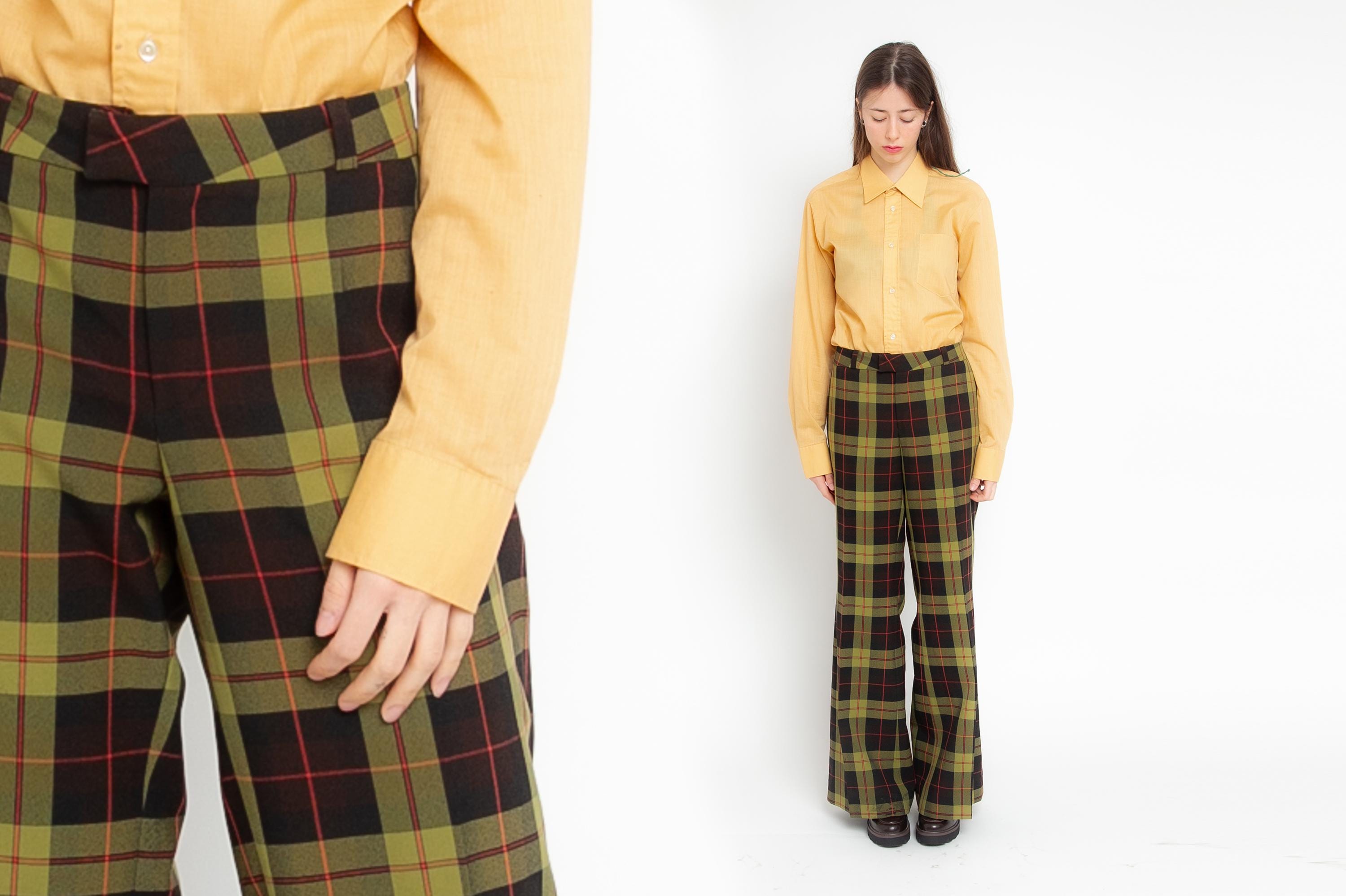 70s Checkered Pants - Etsy Canada 70s Checkered Pants - Etsy Canada