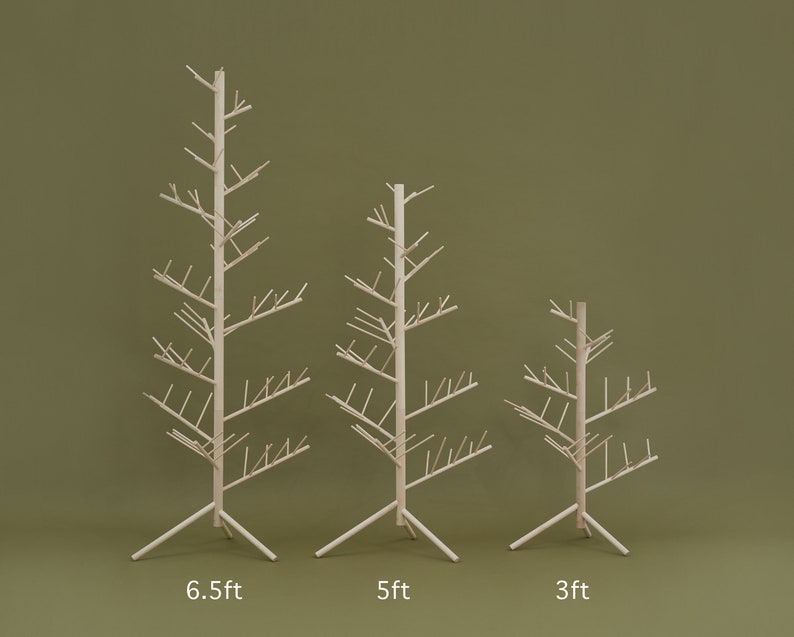 Branch Contemporary wooden Christmas tree image 9