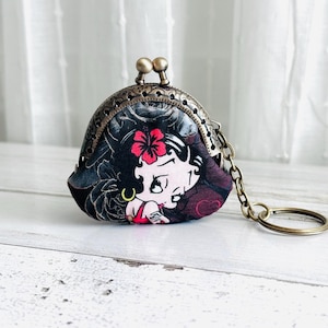 Mini porte-monnaie avec porte-clés Betty Boop Jazz Age