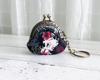 Betty Boop Jazz Age Mini Coin Purse with Key Chain
