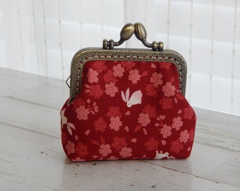 red square purse