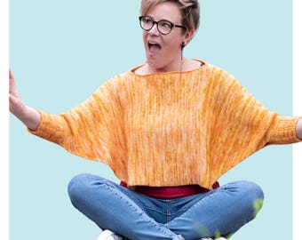 Tunisian Crochet Tee Pattern - Intermediate Fingering Yarn Top Design for DIY Fashion Enthusiasts