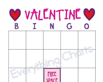 Valentine Bingo Game - PDF Files/Printables