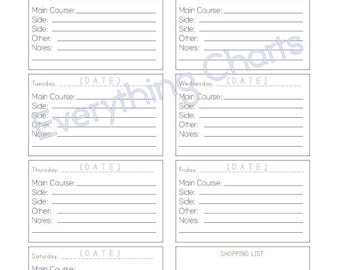 daily homework planner pdf file printable etsy daily homework planner