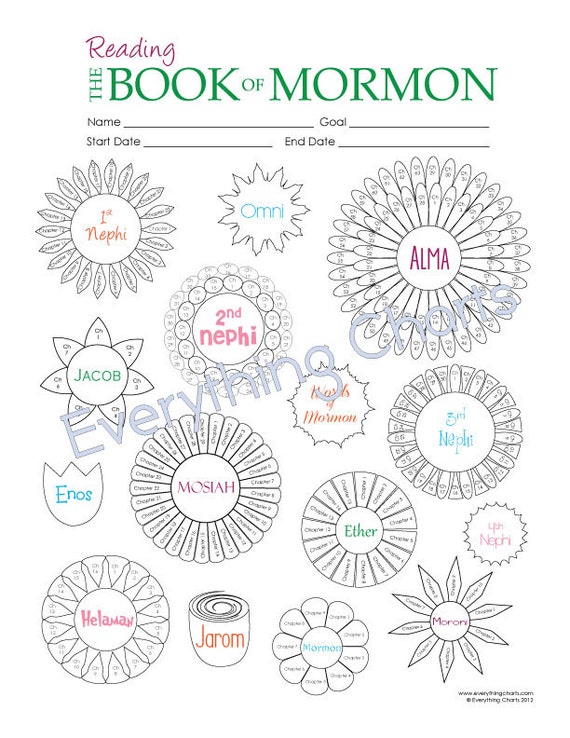 Book Of Mormon Reading Chart Pdf