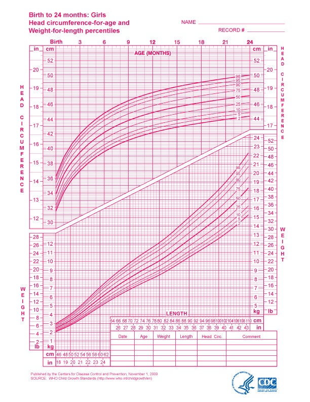 Baby Growth Chart PDF File/printable Etsy