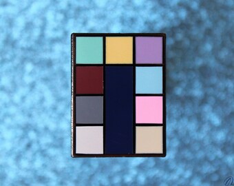 Era Colour Block Enamel Pin | Tour Lapel Pin