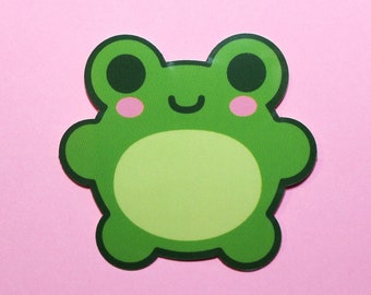 Froggo Vinyl Sticker | Frog Sticker | Water Bottle Sticker | Waterproof Sticker | Laptop Sticker | Cute Sticker