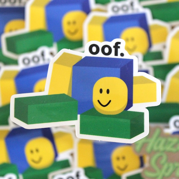 Oof Vinyl Sticker | Funny Sticker | Waterproof Sticker | Laptop Sticker | Water Bottle Sticker | Meme Sticker