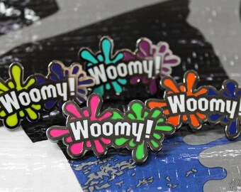 Woomy Enamel Pin | Squid Lapel Pin