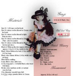 PATTERN Lacy Crochet Doll Pattern - Etsy