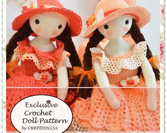 PATTERN, Crochet doll pattern