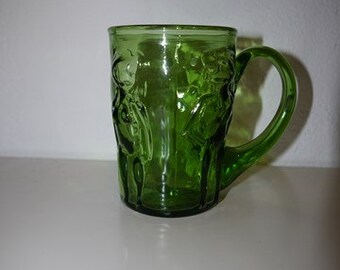 Erik Höglund - Boda - Mug - Tankard - 70s - Green - Design - Adam / Eva - Sweden -