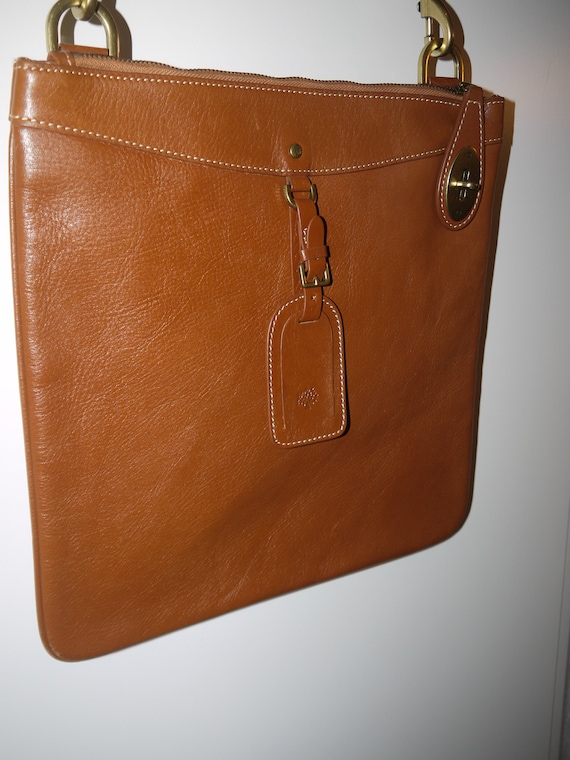 Leather crossbody bag Mulberry Brown in Leather - 23815593