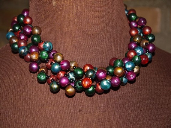 Costume Jewelery - 60s - Colorful - Melange - Bead