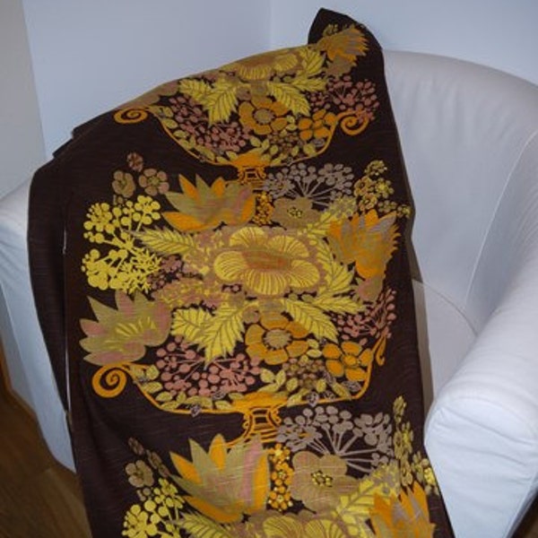 Fabric - Length - POMPEJA - Borås cotton - Märta Lena Bjerhagen - 1970s - Retro - Sweden -